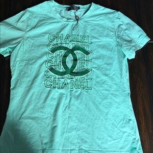 CHANEL Aqua Graphic Tee